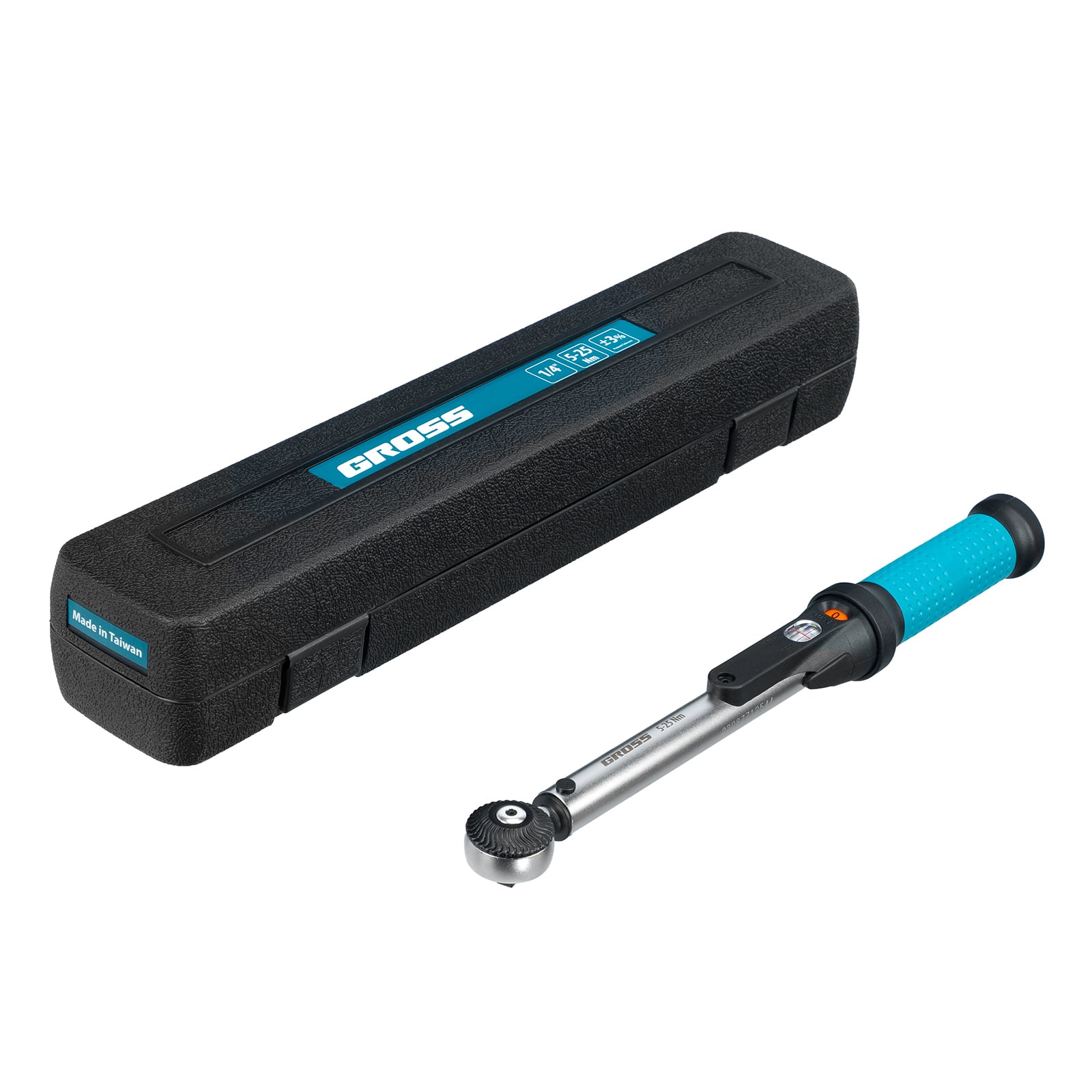 Ключ динамометрический, 5-25 Нм, 1/4", CrV Gross︇⁣⁣⁣⁤