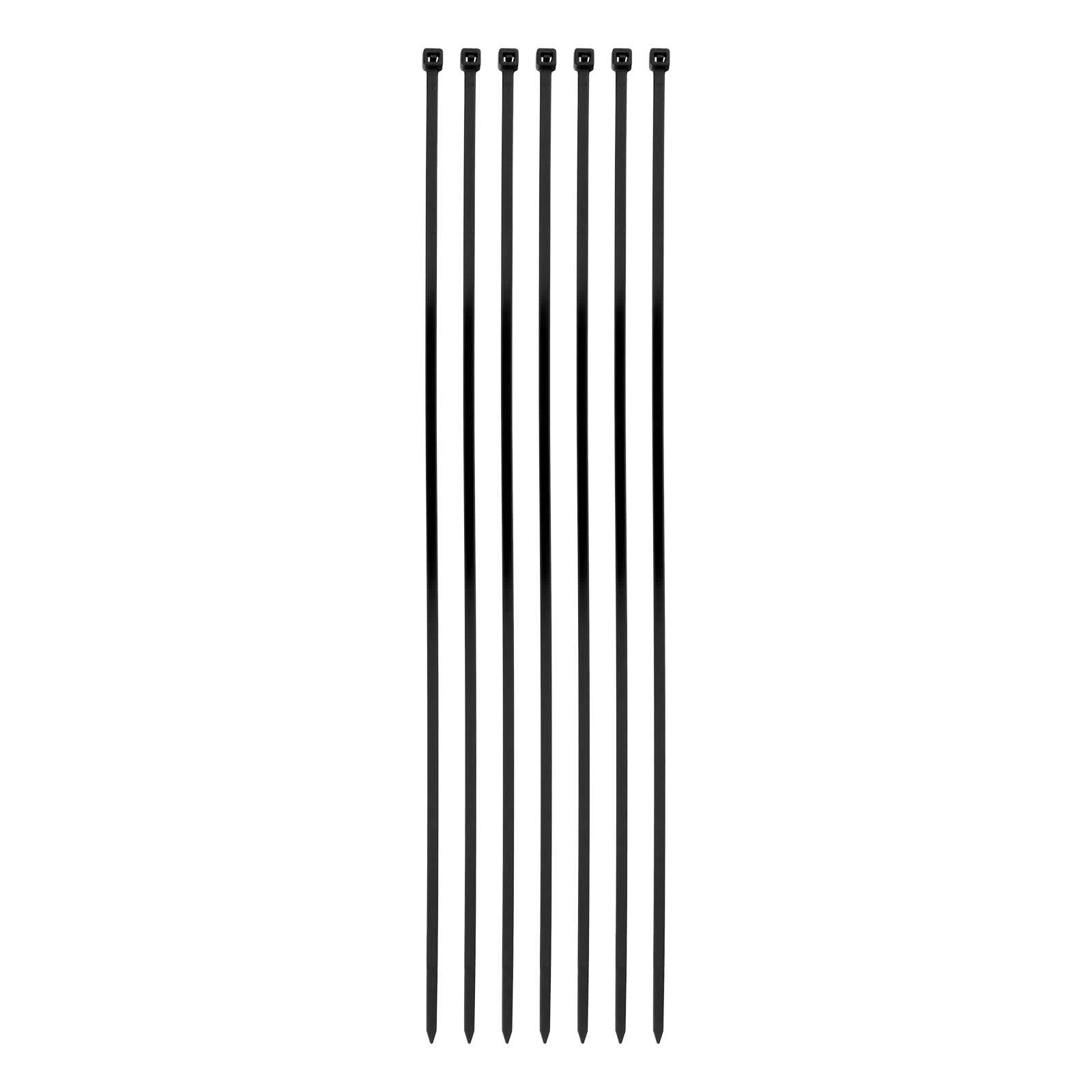 Хомуты, 400 x 4.8 мм, пластиковые, черные, 50 шт Сибртех︇